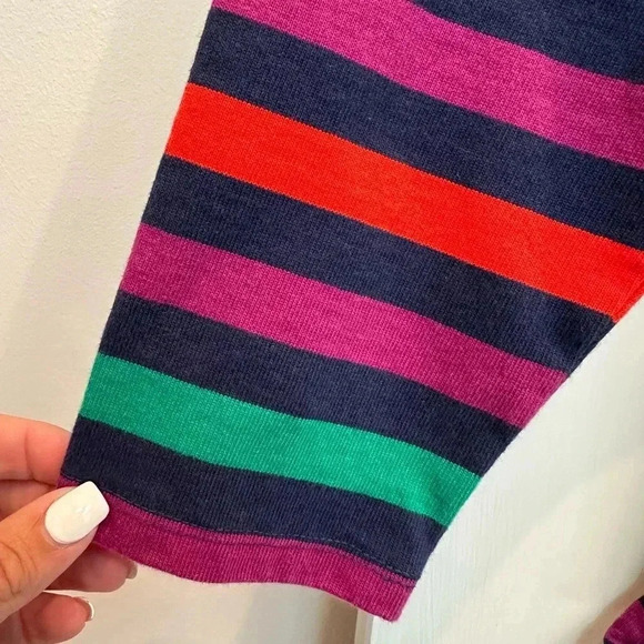 Lands' End Stripe Heavyweight Cotton Jersey Tunic Women's Size Large Petite LP - Picture 6 of 12